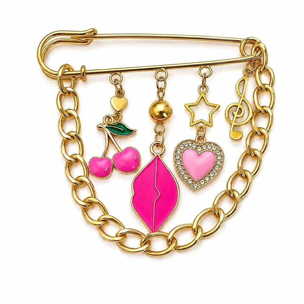 Unbranded Women's Gold and Pink Jewellery